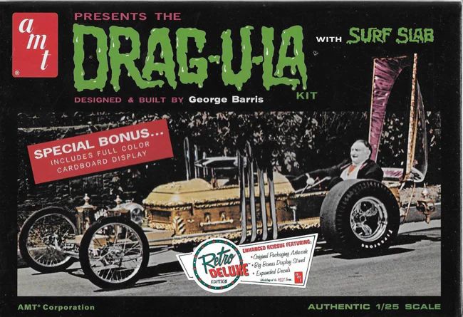 AMT The Munster Drag-U-La with Surf Slab 1/25 Scale 657