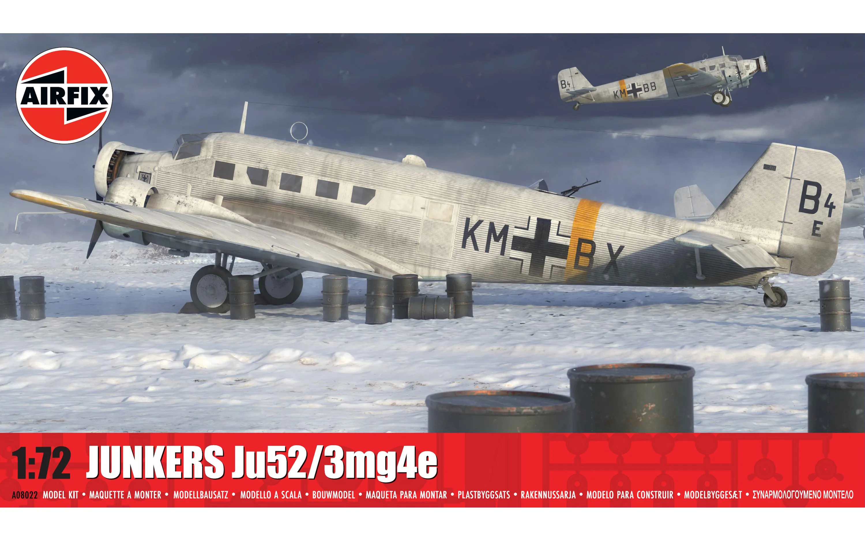 Airfix Junkers Ju52/3Mg4E 1/72 Scale A08022