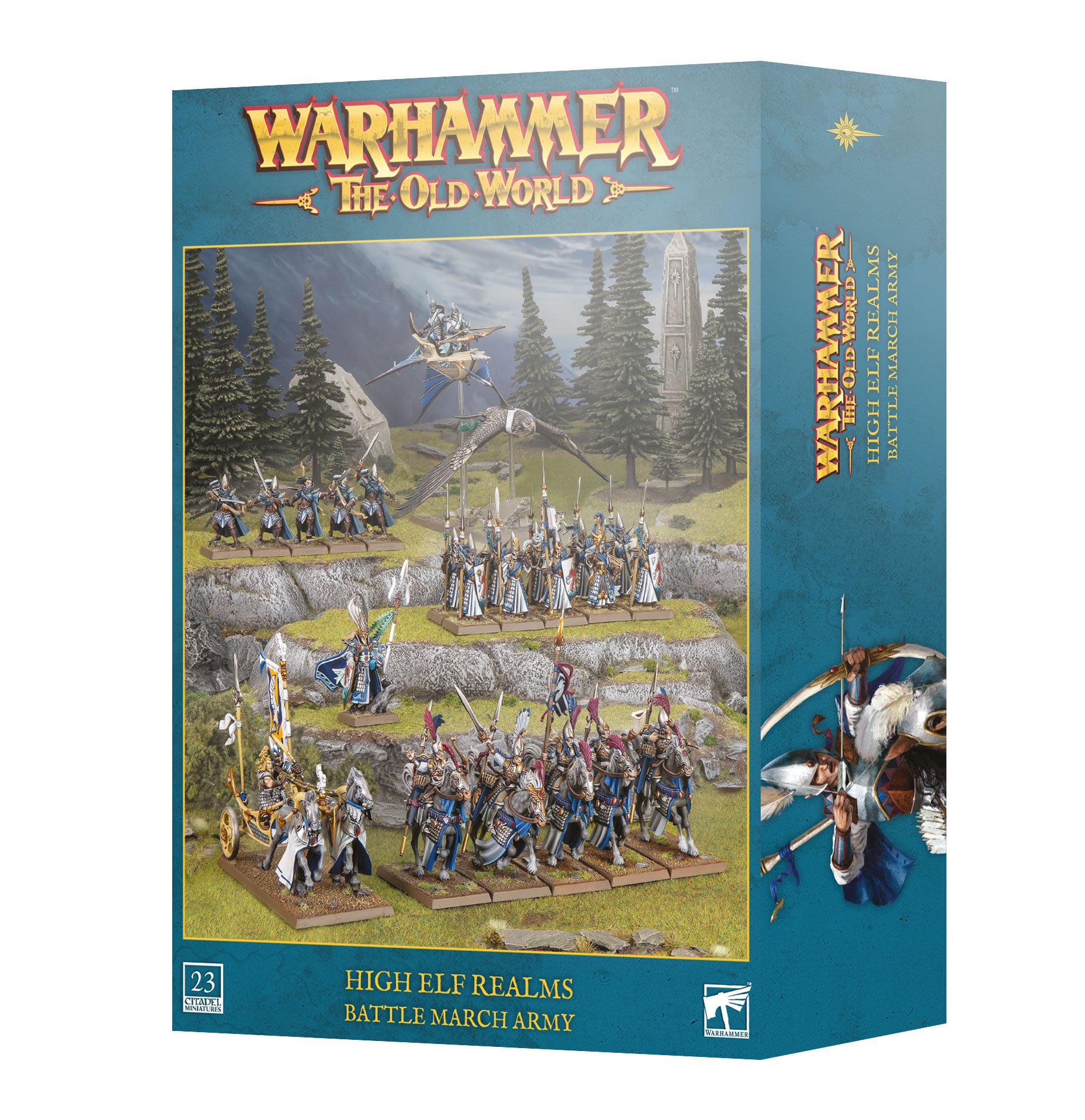 High Elf Realms Battle March Army The Old World Warhammer 13-23