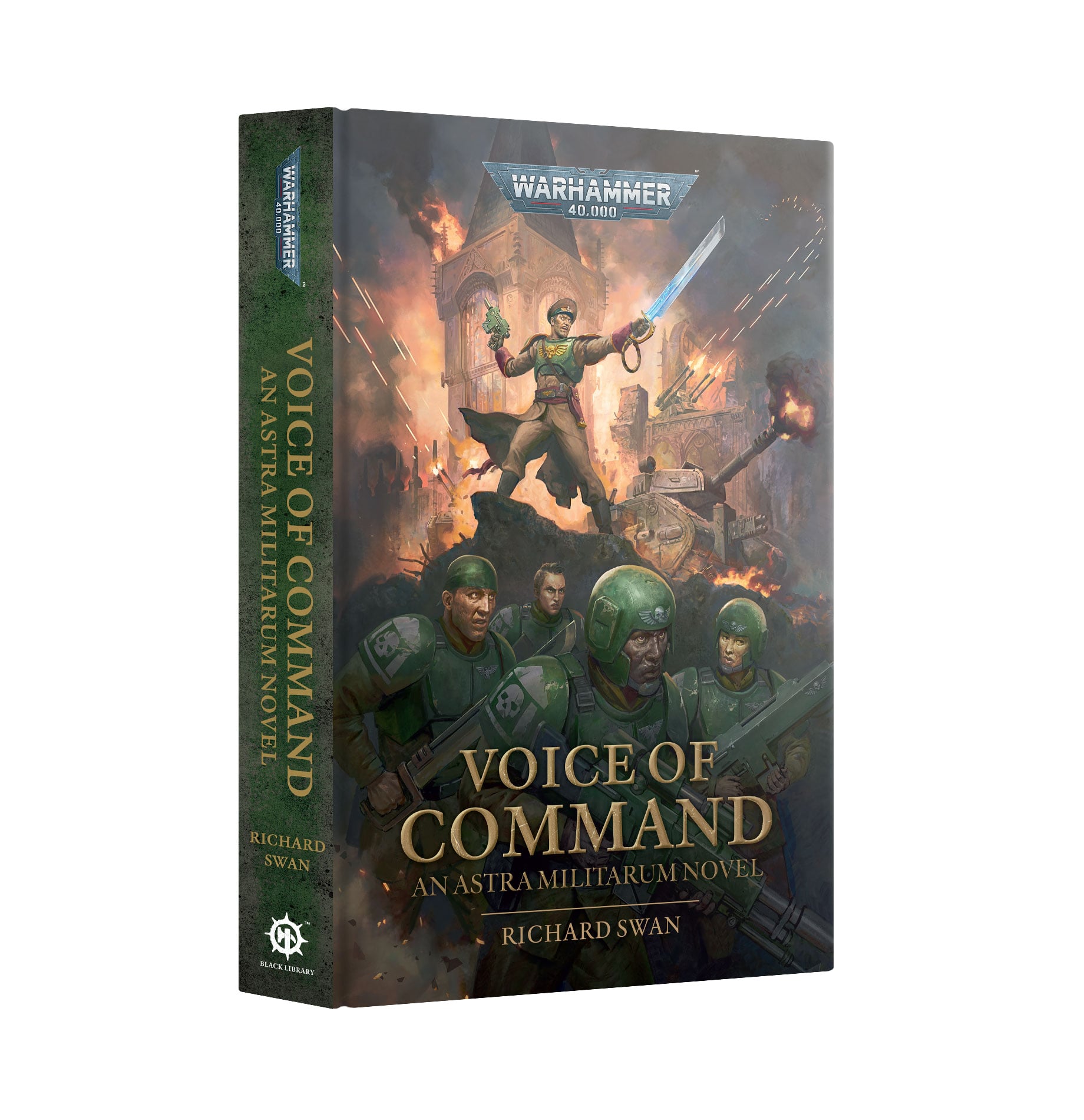 Voice of Command Astra Militarum Black Library Warhammer 40000 Hardblack BL3343