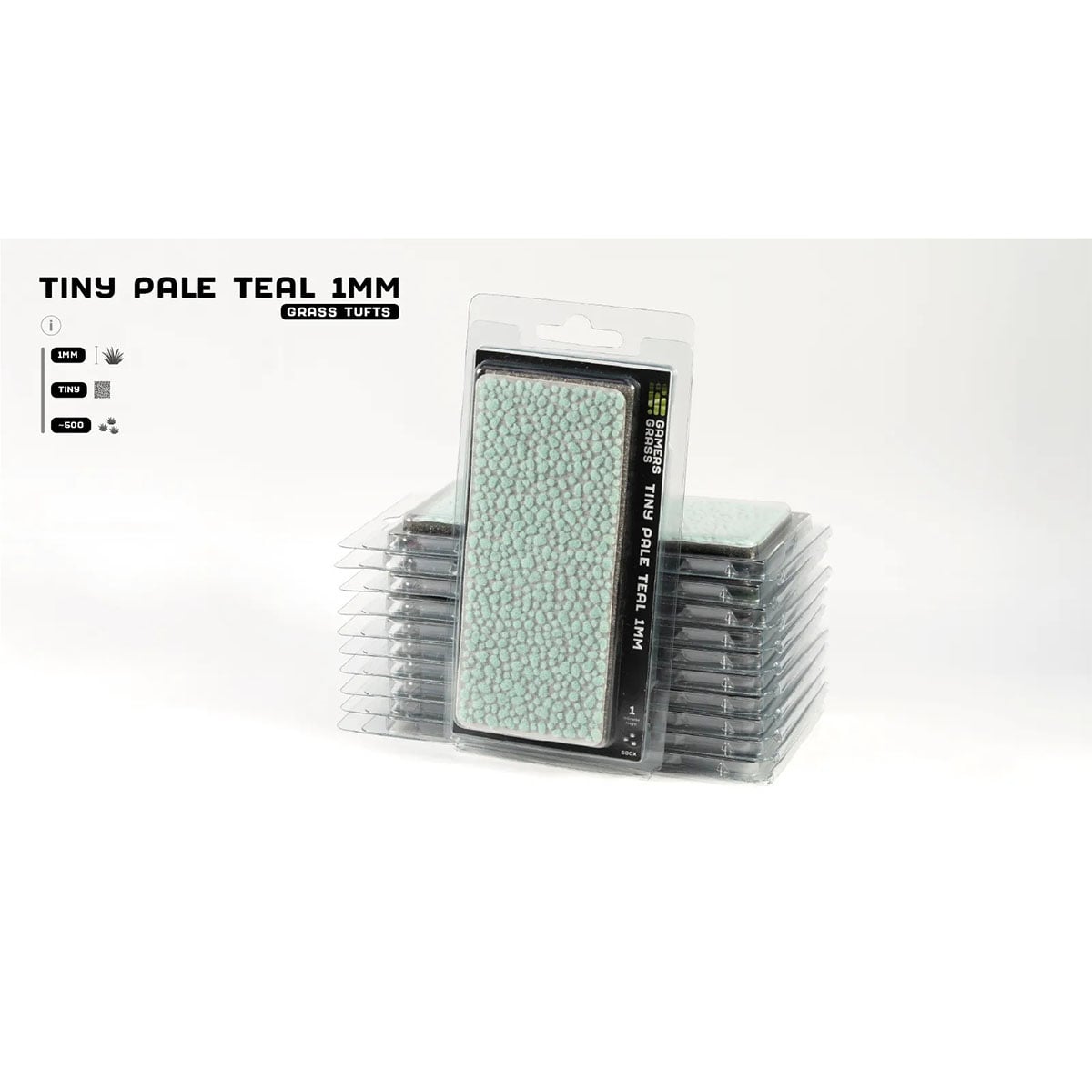 Gamers Grass Tiny Tuffs Pale Teal 1mm GGTT-PT