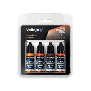 Forged Red Paint Set True Metallic Metal Vallejo 77260