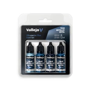 Ultramarine Blue Paint Set True Metallic Metal Vallejo 77263