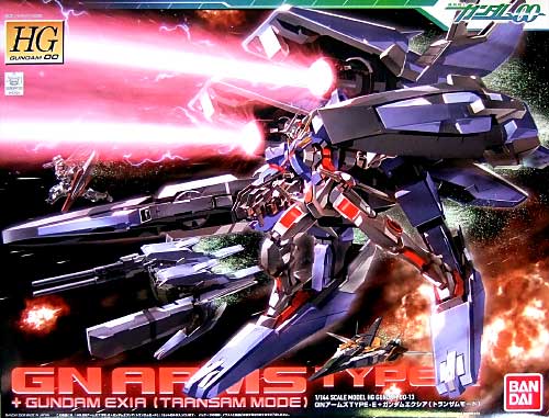 Bandai HG Gundam 00 GN Arms Type-E + Gundam Exia Transam Mode 1/144 Scale 0153122