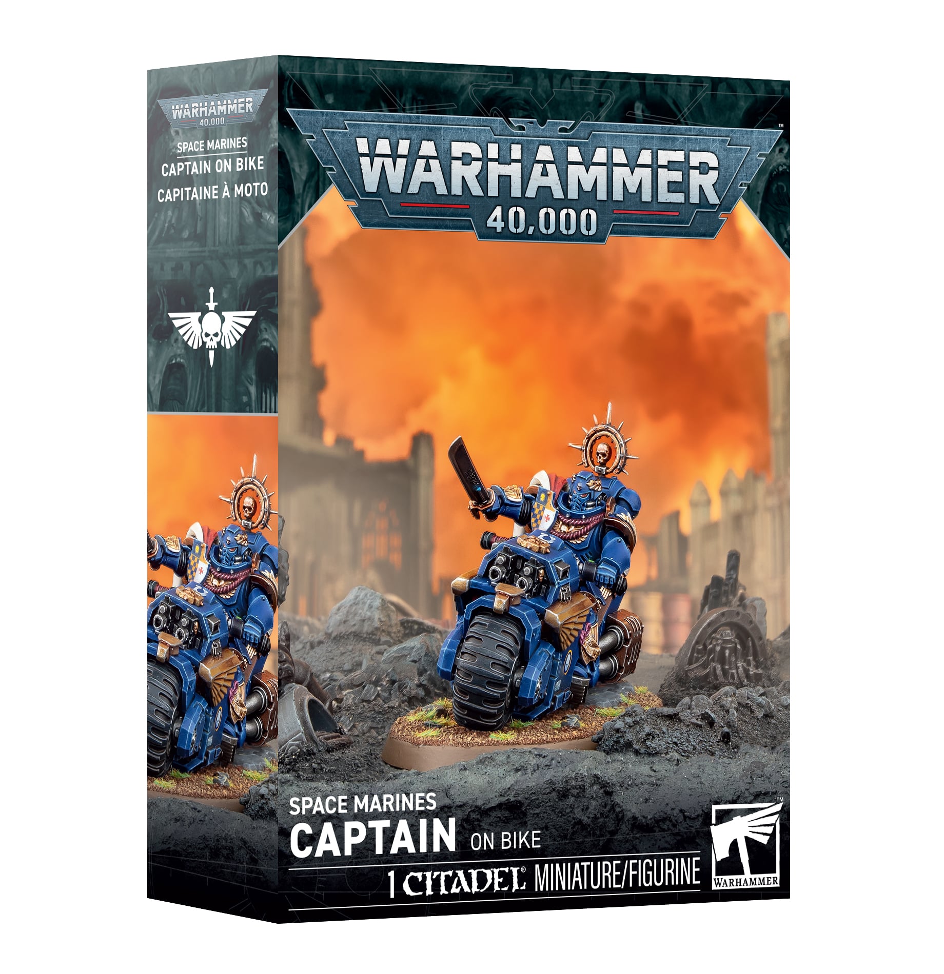 Captain on Bike Space Marines Warhammer 40000 48-113