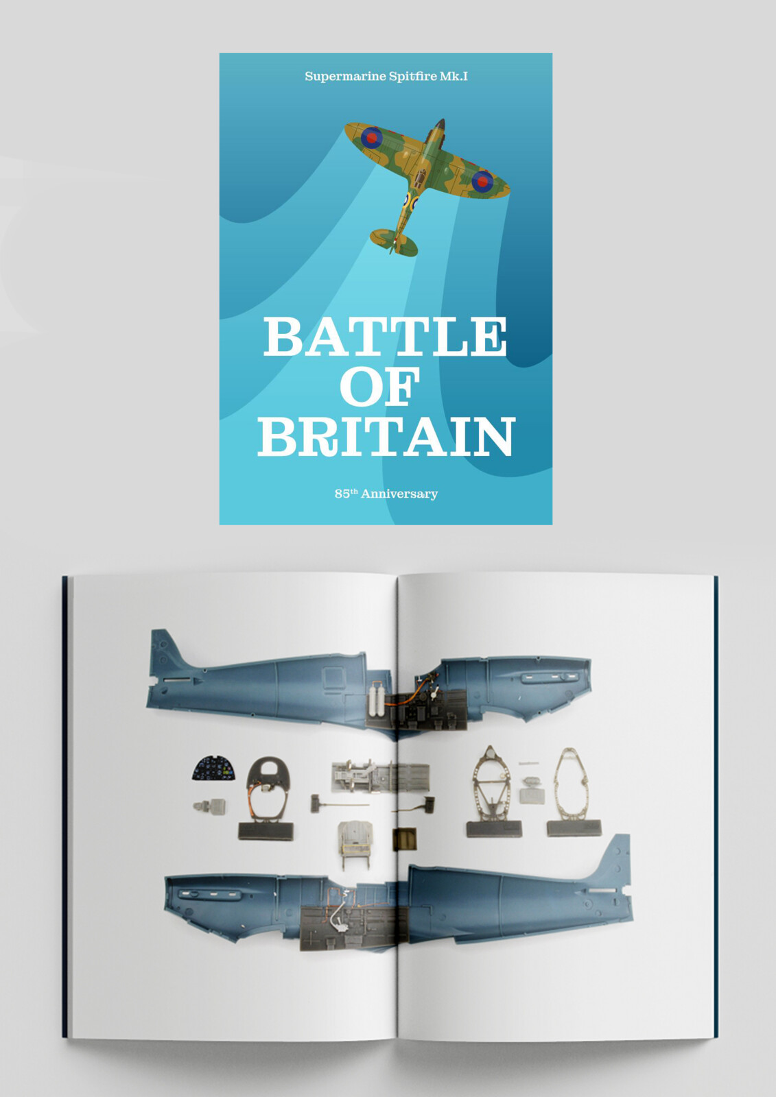 Eduard Spitfire Mk.I Battle of Britain with 152 Page Book 1/48 Scale 11197