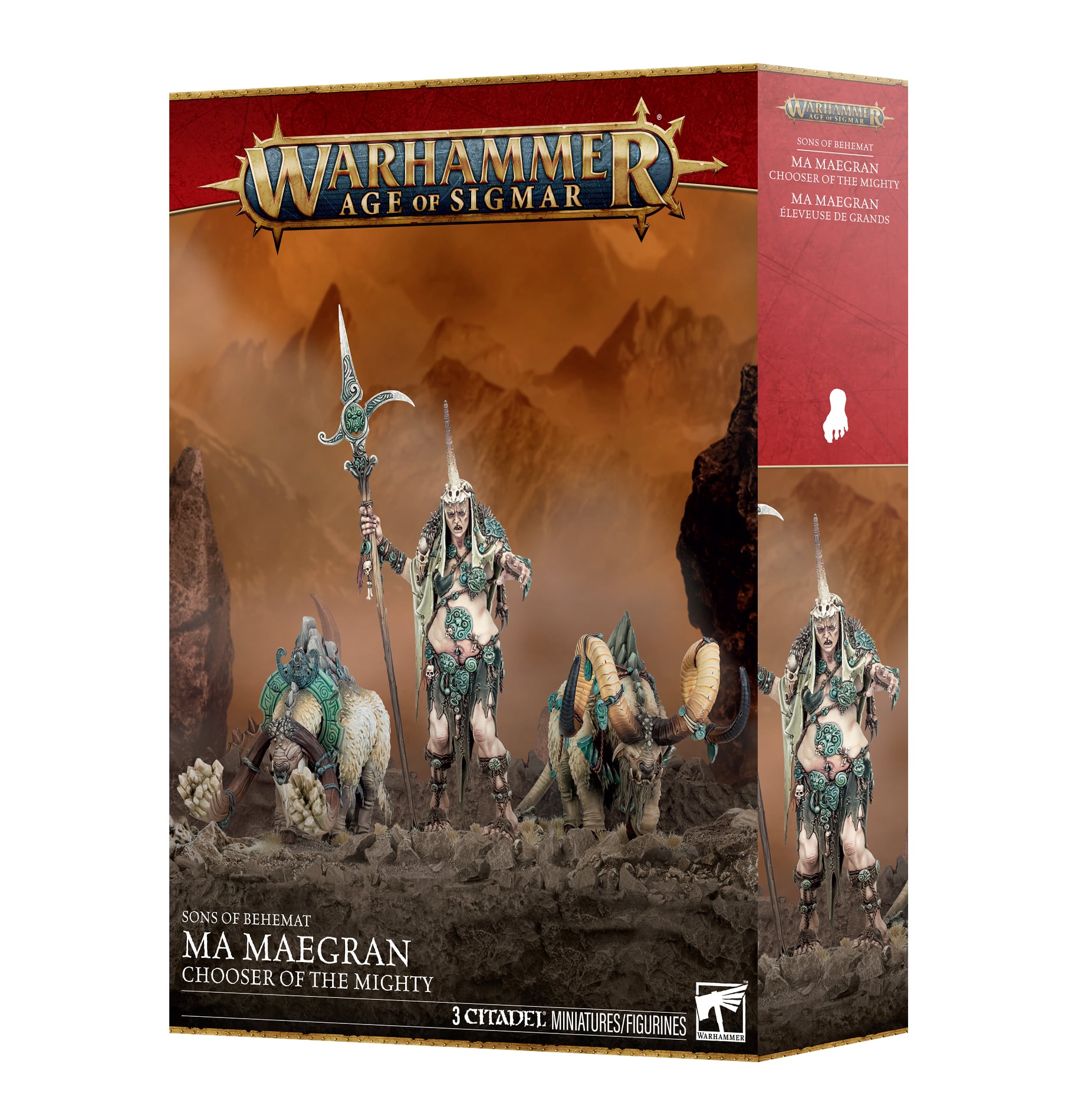 Ma Maegran Chooser of the Mighty Sons of Behemat Age of Sigmar Warhammer 93-15