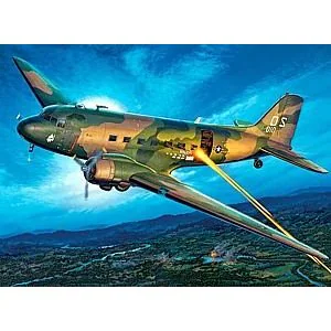 Monogram AC-47 Vietnam Gunship 1/48 Scale 85-5615