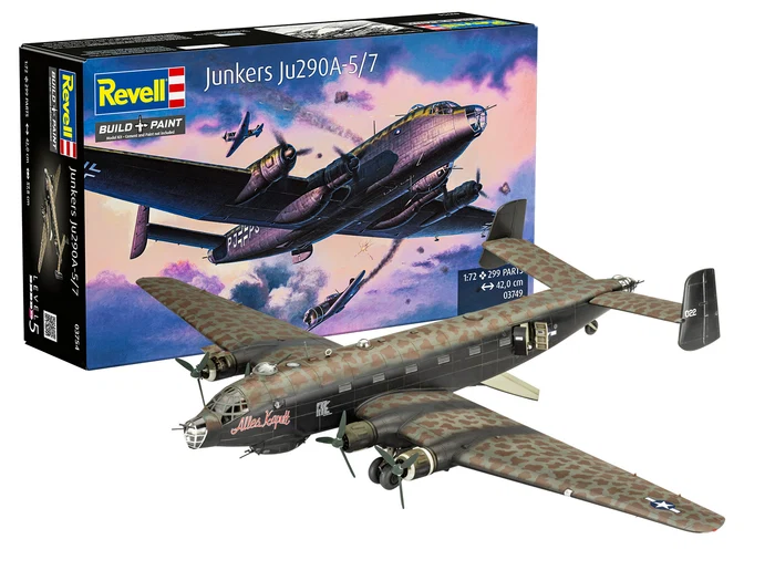 Revell Junkers Ju290A-5/7 Sea Eagle 1/72 Scale 03754