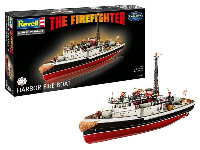 Revell The Firefighter Harbor Fire Boat 1/87 Scale 05197