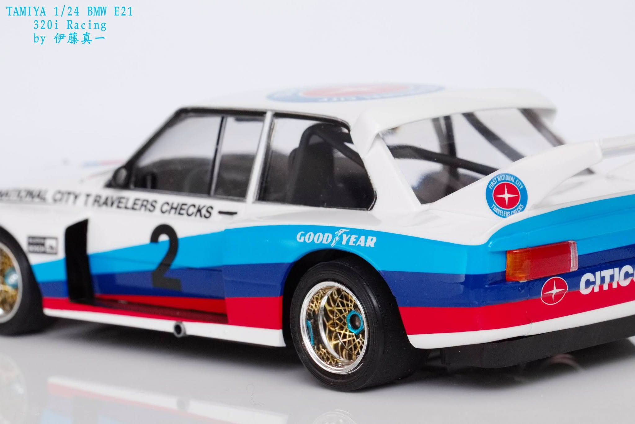 Tamiya 1977 BMW 320i Racing 1/24 Scale 24379 Side View