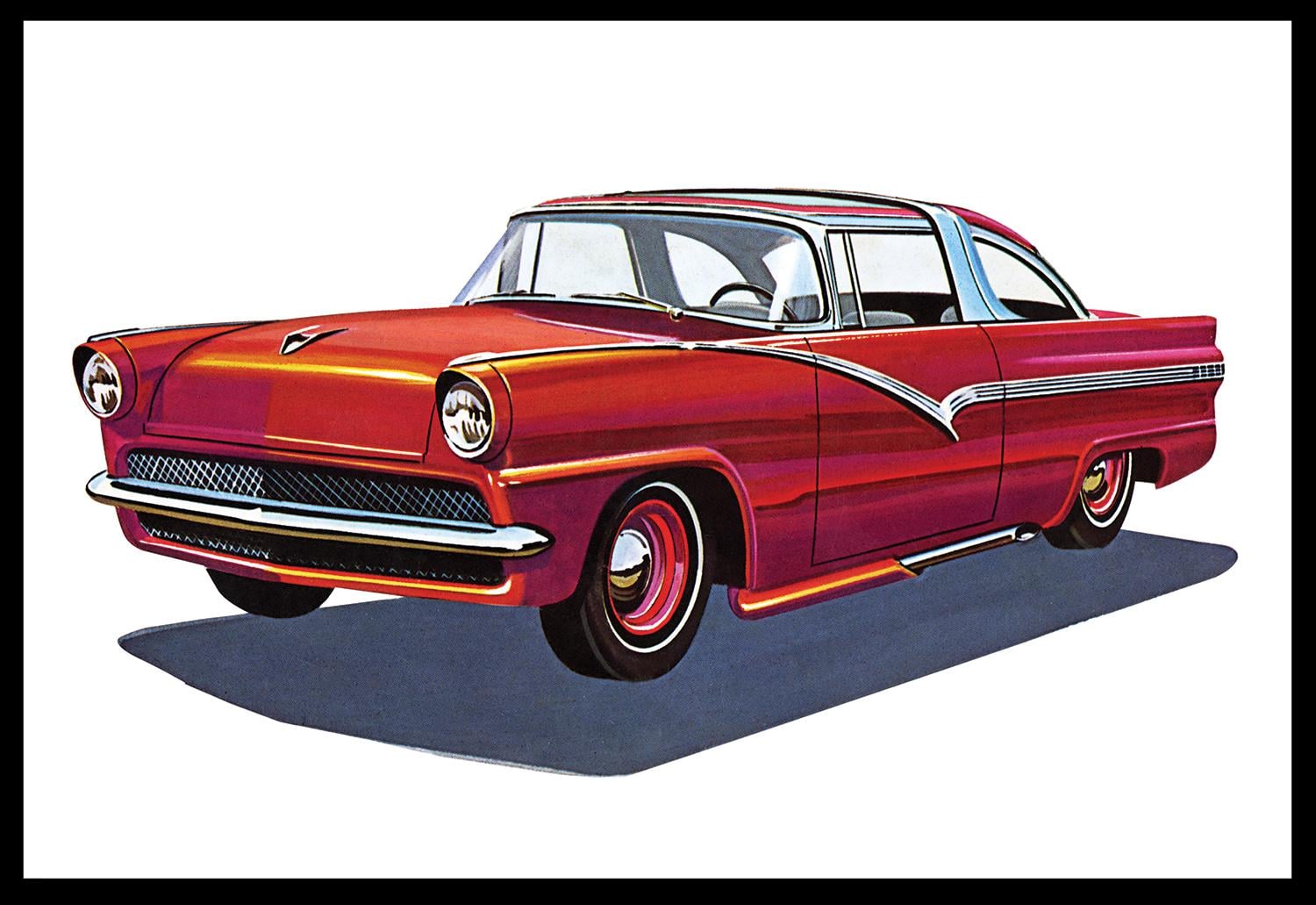 AMT 1956 Ford Hardtop Haulin Vicky 1/25 Scale 1624