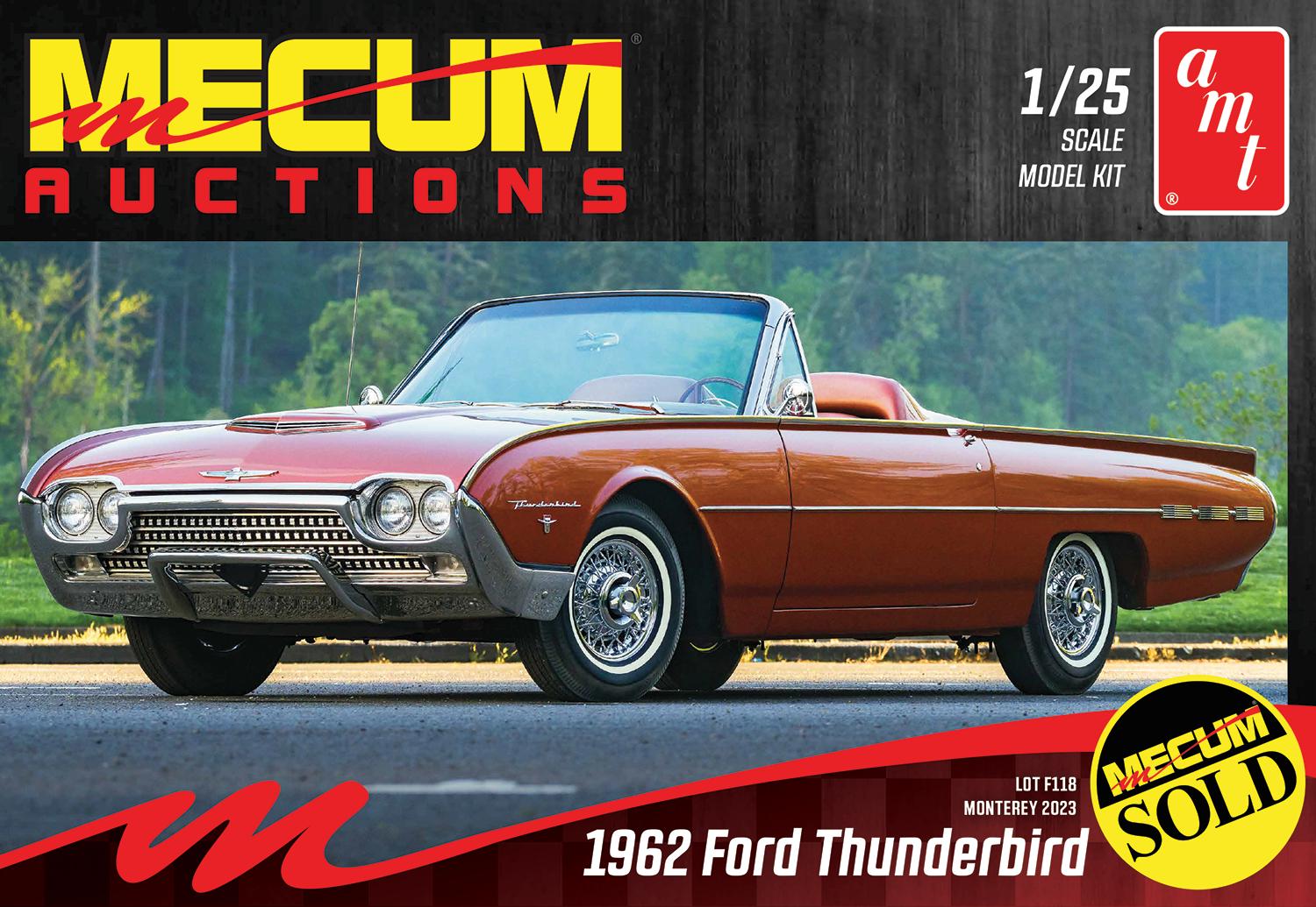 AMT 1972 Ford Thunderbird MECUM Auctions 1/25 Scale 1629