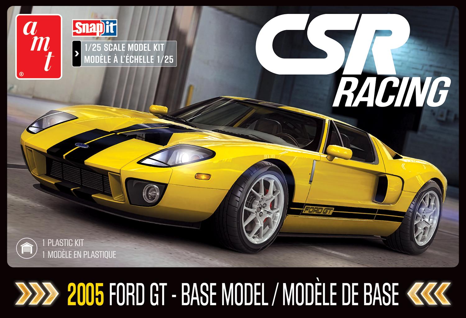 AMT 2005 Ford GT Base Model CSR Racing 1/25 Scale 1616