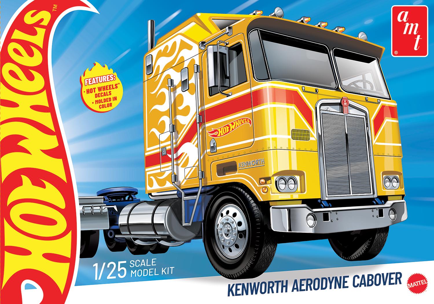 AMT Kenworth K100 Aerodyne Tractor Hot Wheels 1/25 Scale 1545