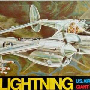 Guillows P-38L Lightning WW2 Fighter Balsa Model 1/16 Scale 2001
