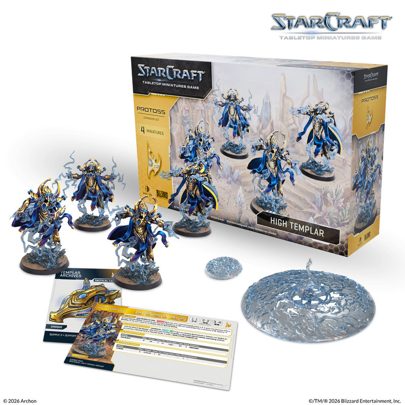 High Templar Protoss Expansion Set Starcraft Archon Studio SCMG0041 Contents