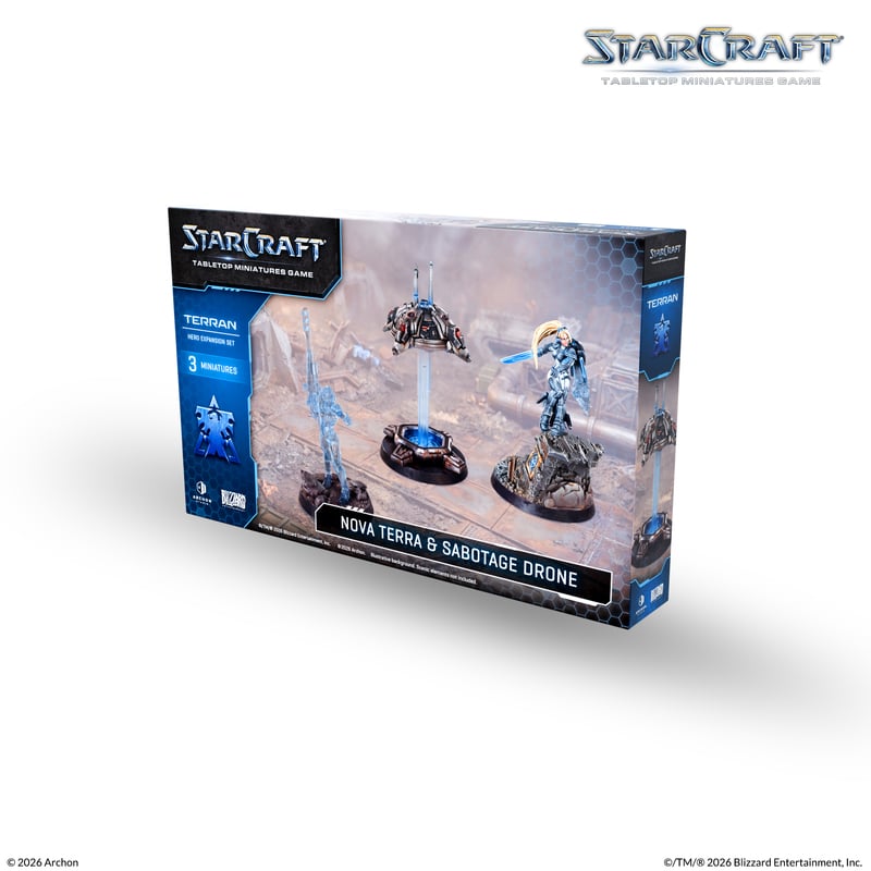 Nova Terra Terran Hero Expansion Set Starcraft Archon Studio SCMG0042