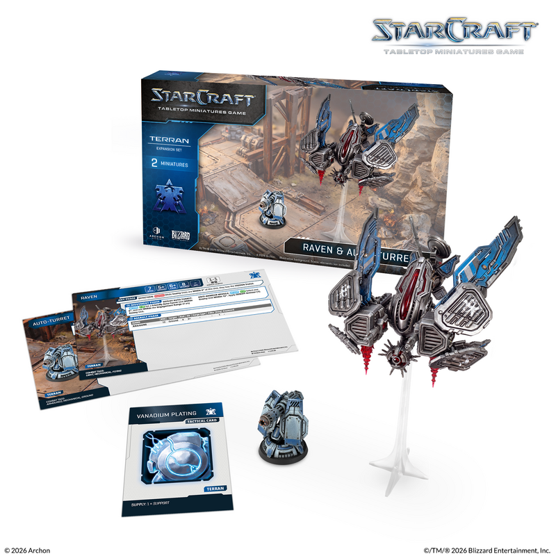 Raven Terran Expansion Set Starcraft Archon Studio SCMG0040 Contents