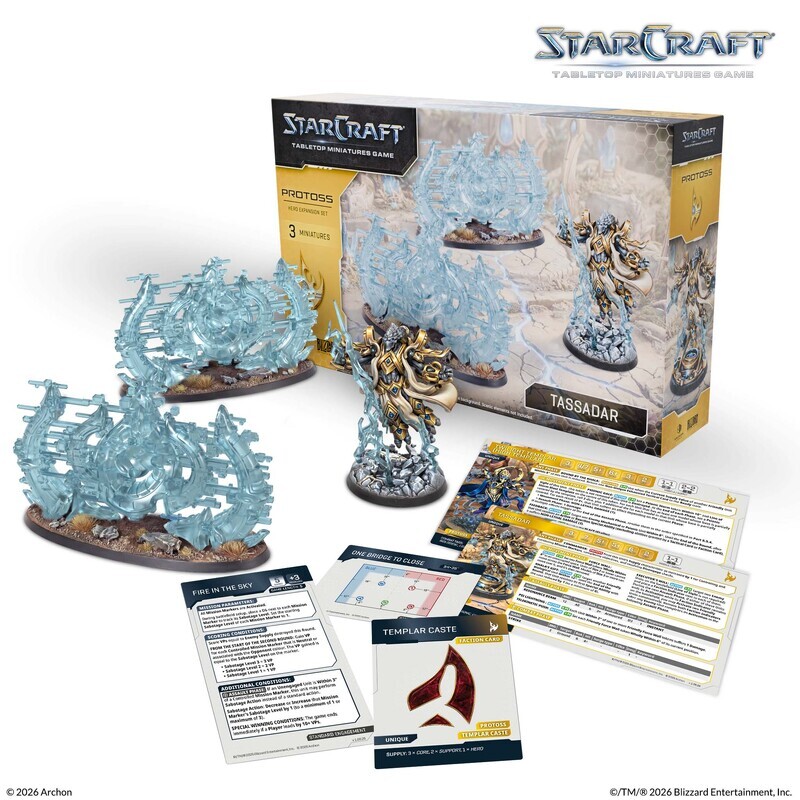 Tassadar Protoss Expansion Set Starcraft Archon Studio SCMG0044 Contents