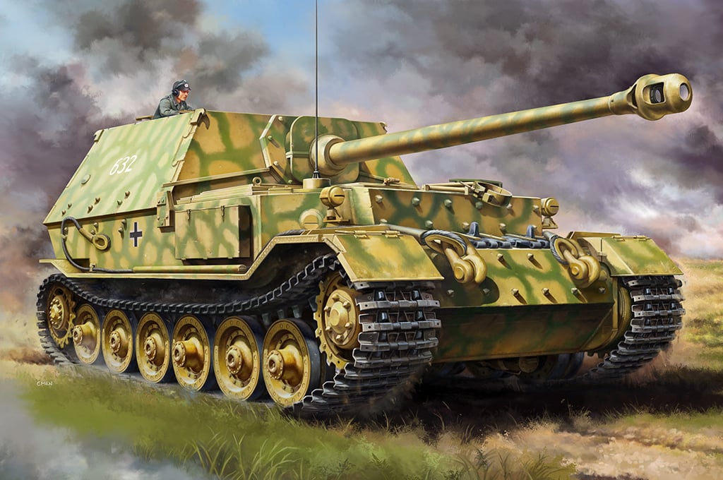 Trumpeter German Sd.Kfz.184 Ferdinand with Two Figures 1/16 Scale 00964