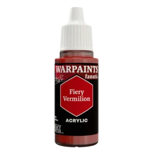 Fiery Vermilion Warpaints Fanatic Acrylic John Blanche Masterclass The Army Painter WP4010P