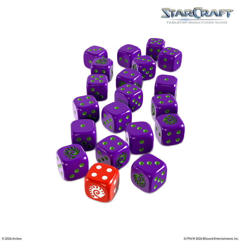 Zerg Custom Dice Set Starcraft Archon Studio SCMG0023 Contents