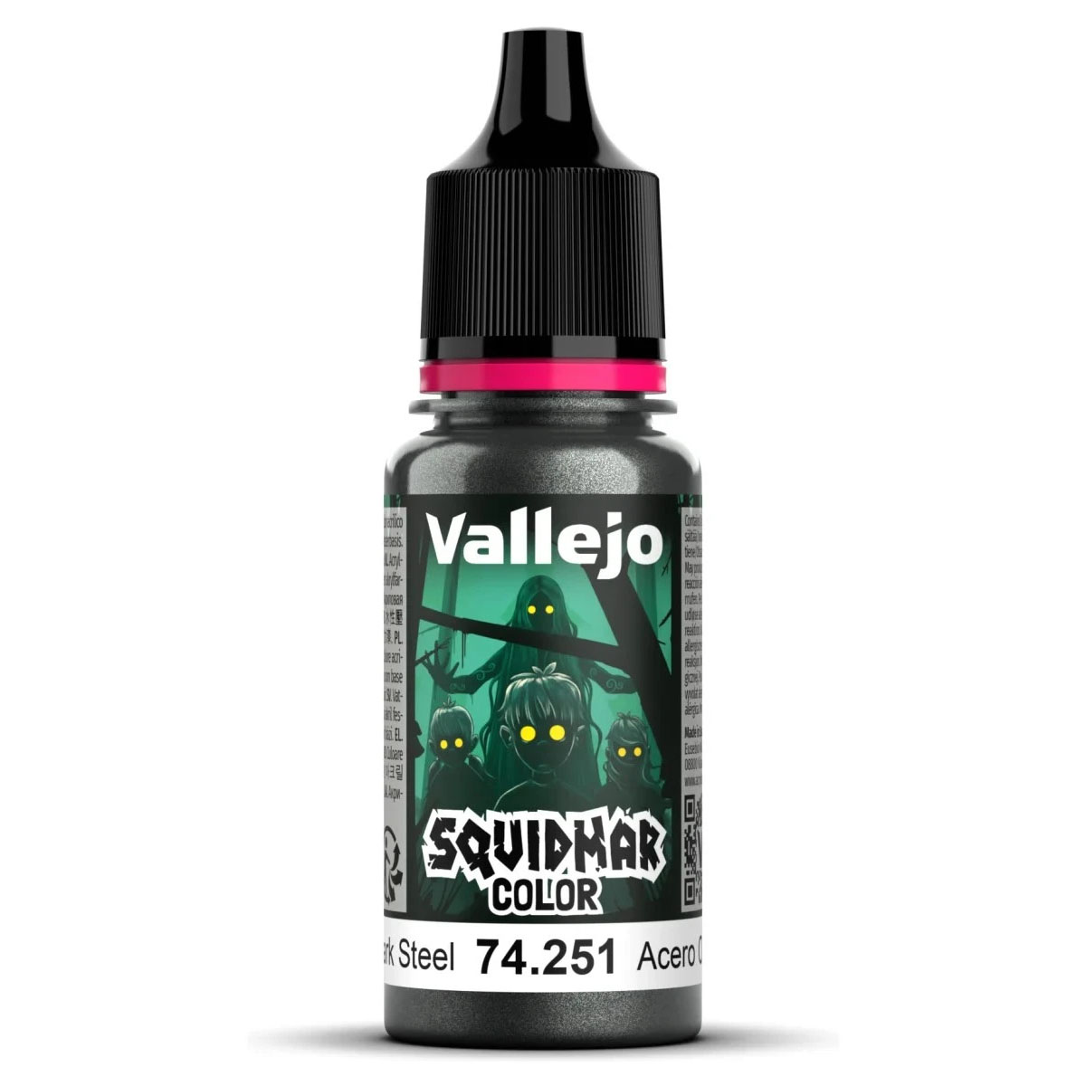 Dark Steel Metallic Squidmar Color Vallejo 18ml 74251