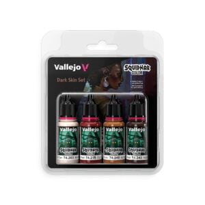 Dark Skin Set of 4 Paints Squidmar Color Vallejo 74305